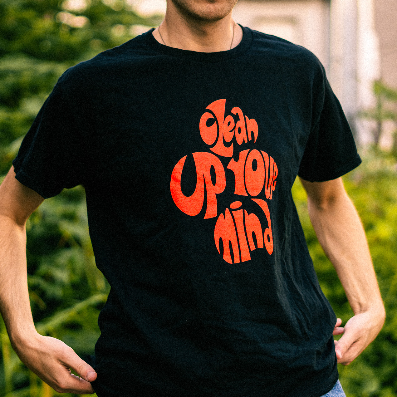 Clean up your mind t-shirt