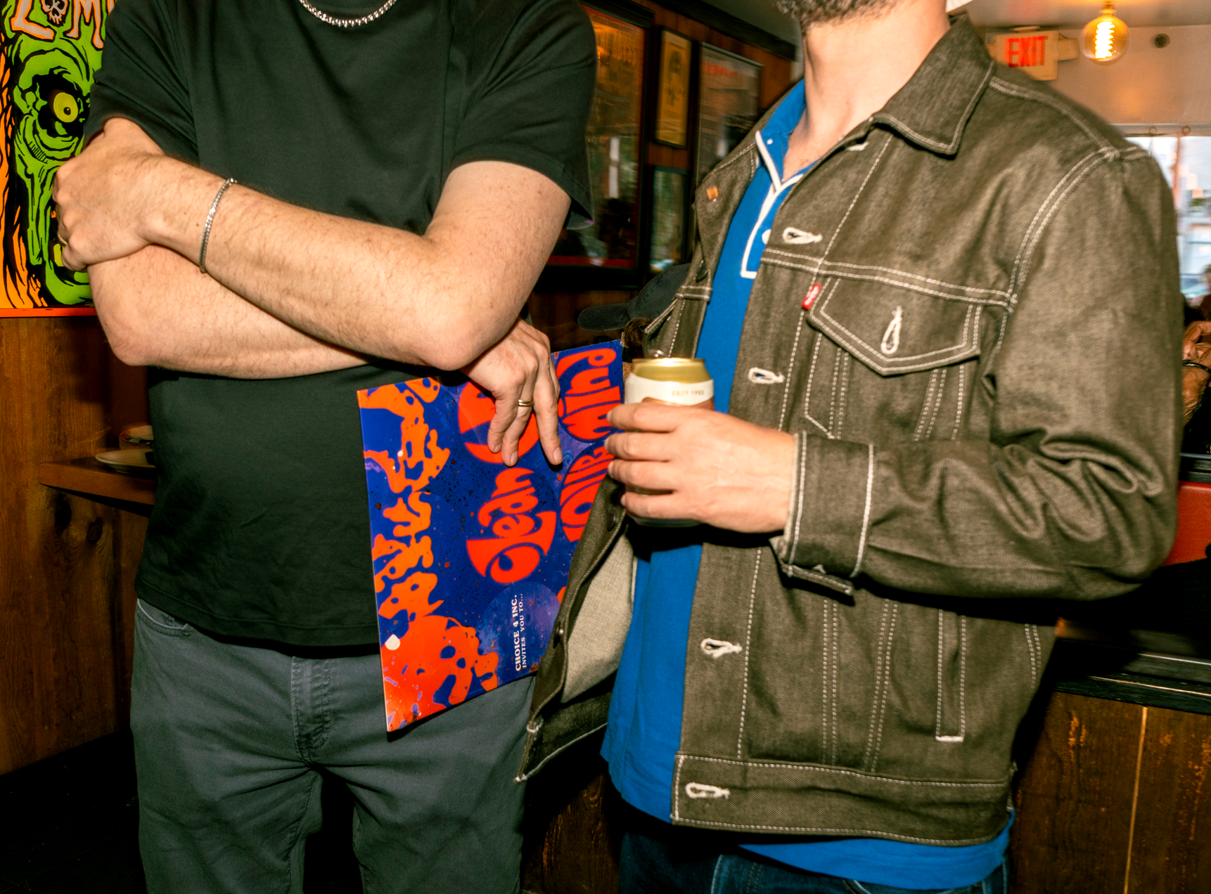 Choice 4 Inc. member holding the album