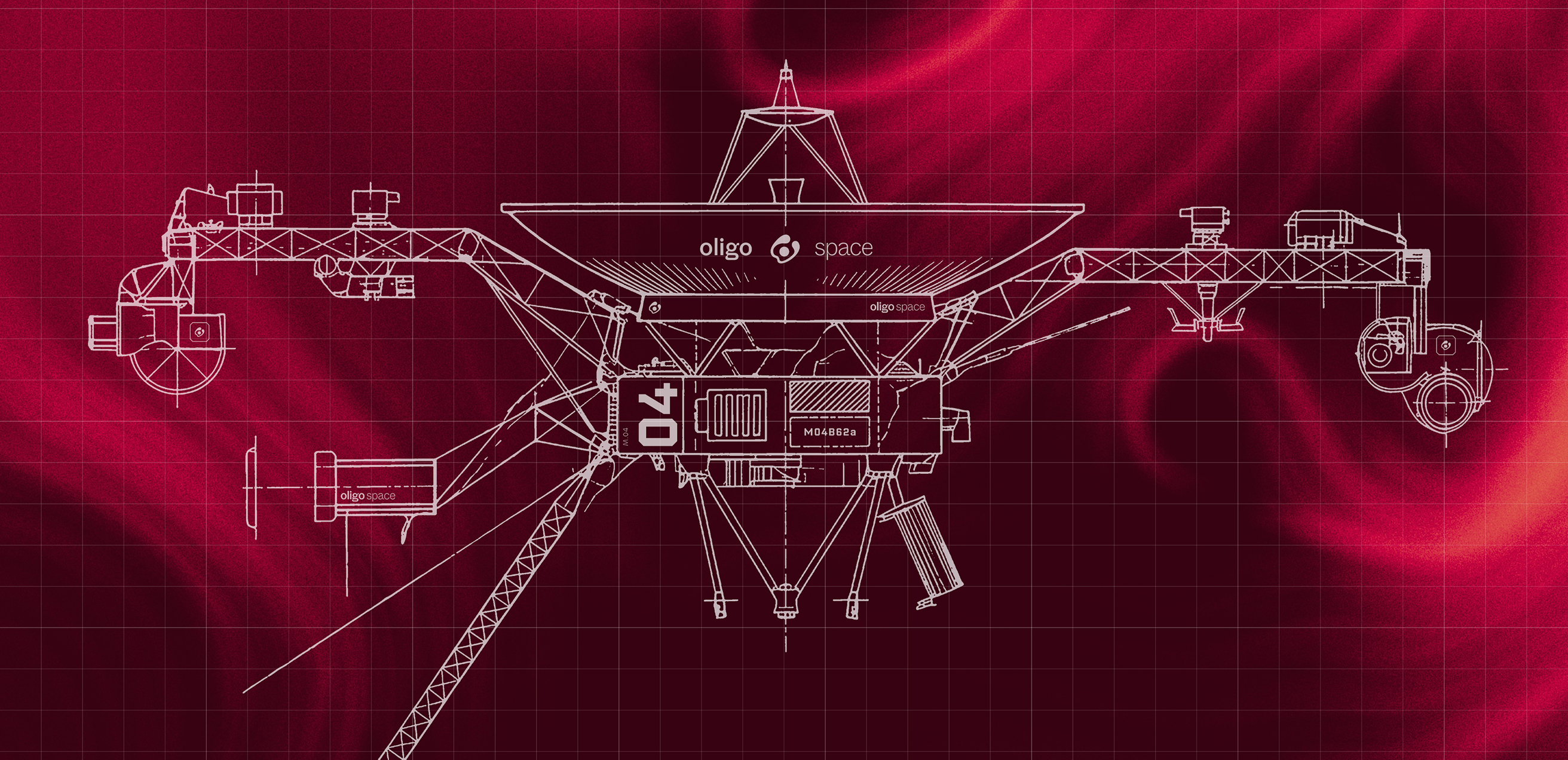 Satellite schematic illustration