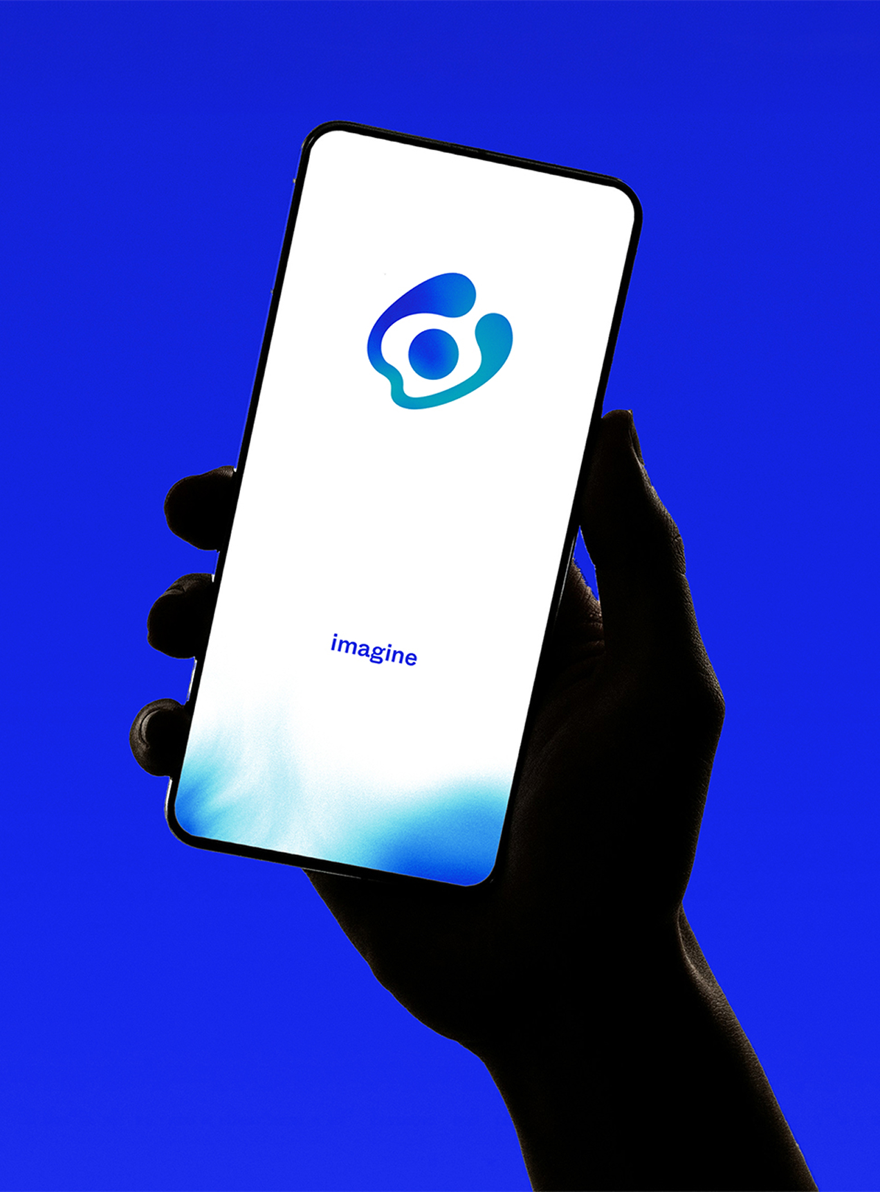 Logo on a phone screen